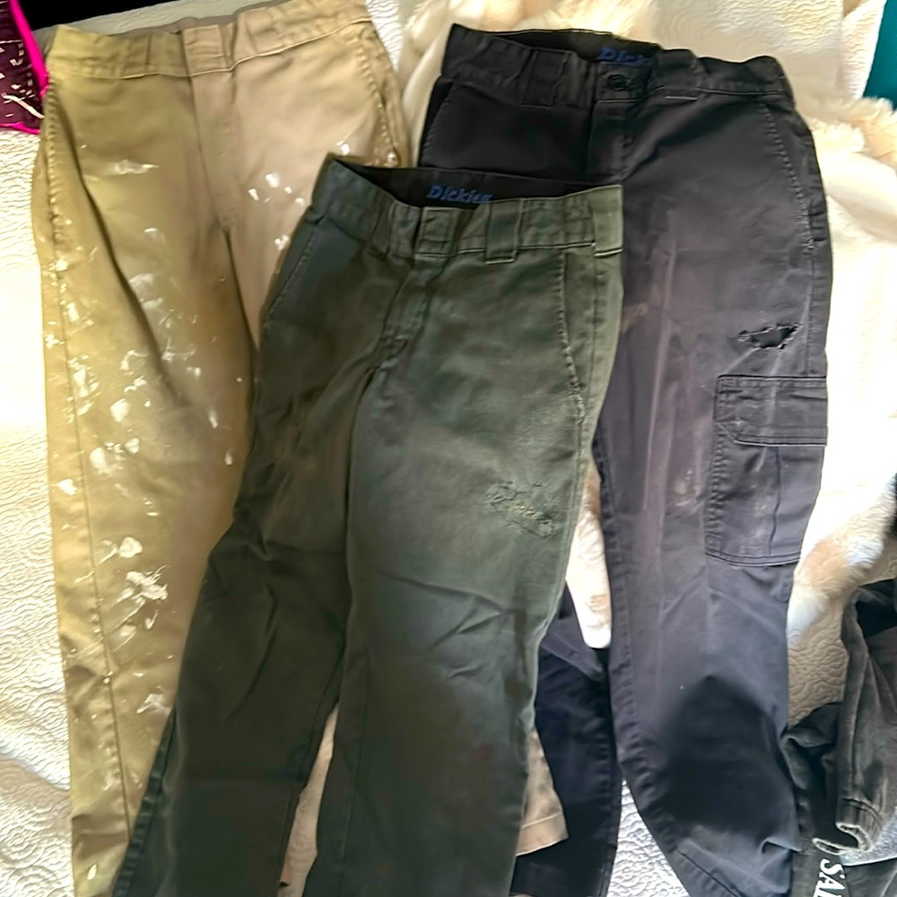 Three pair of boys dickies